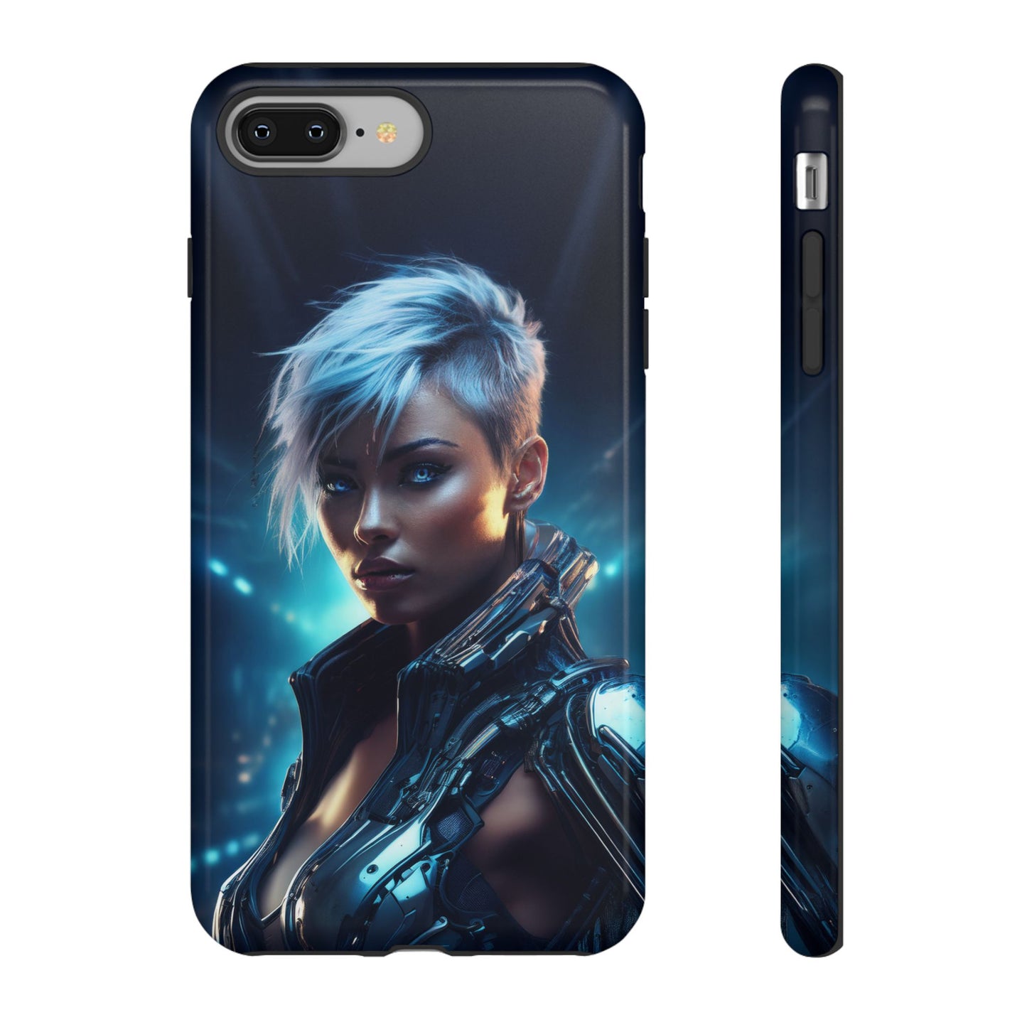 Futuristic Cyberpunk Female Cell Phone Case 027