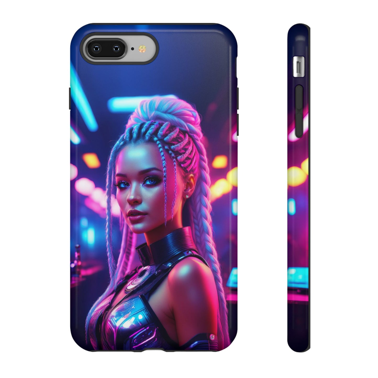 Futuristic Cyberpunk Female Cell Phone Case 007