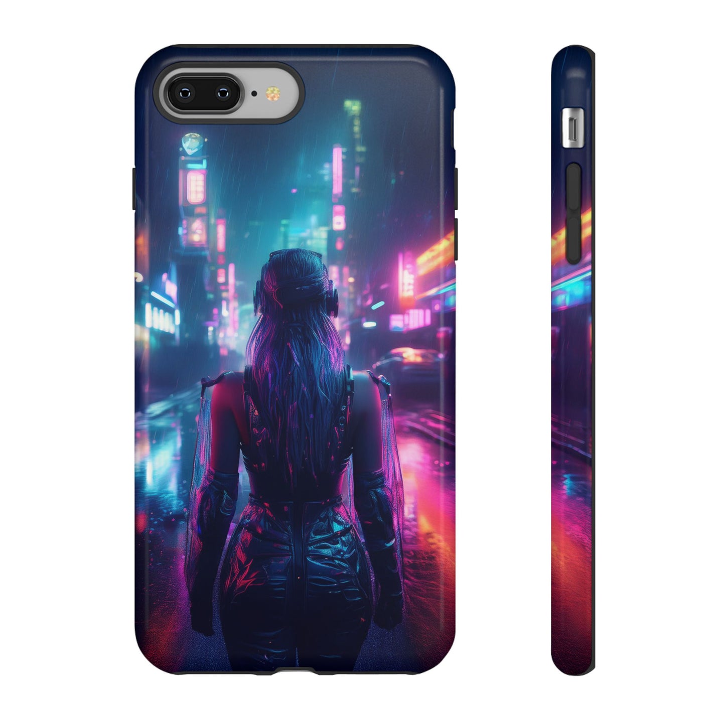 Futuristic Cyberpunk Female Cell Phone Case 032