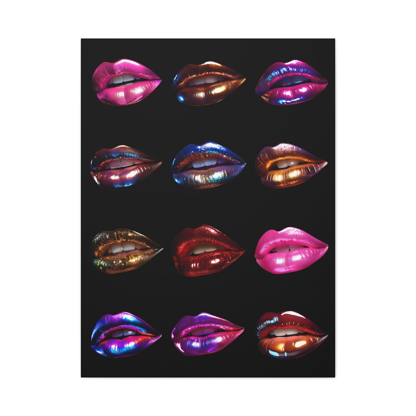 Hot Lips - Canvas Print – Vibrant Wall Decor