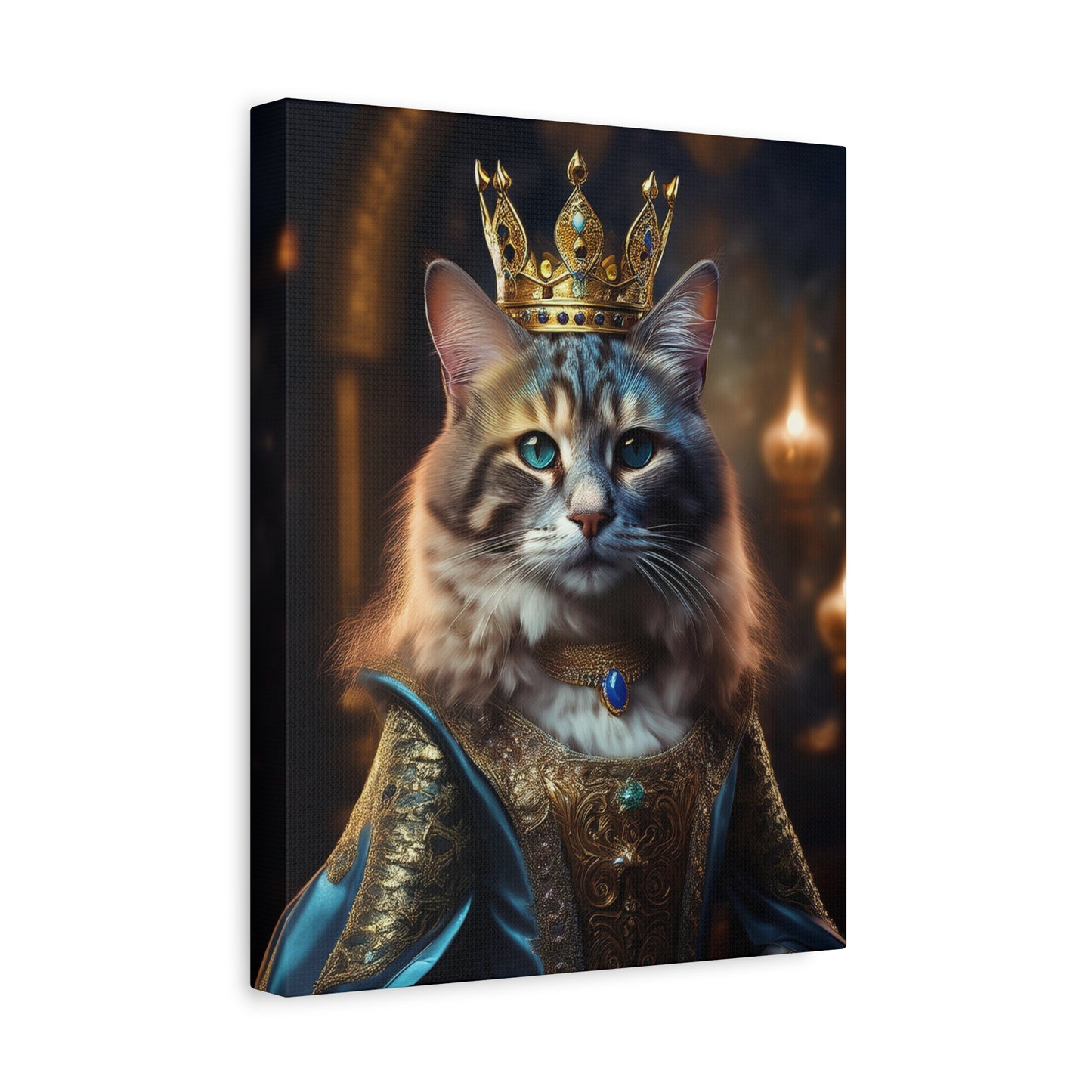 Her Royal Meowjesty Canvas Art | Stretched Matte Wall Decor 001