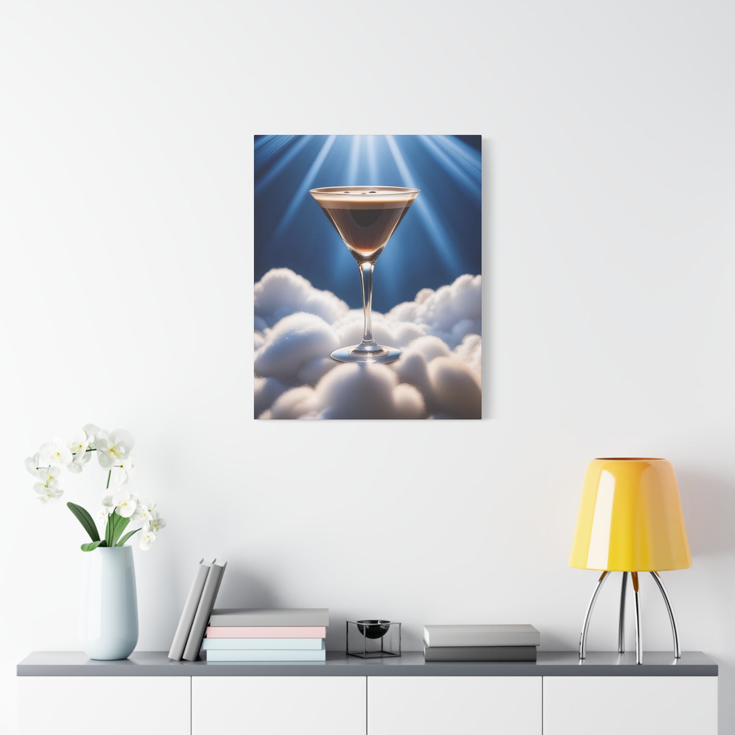 Espresso Martini Heaven Art Print | 1.25" Stretched Wall Decor for Home & Bar