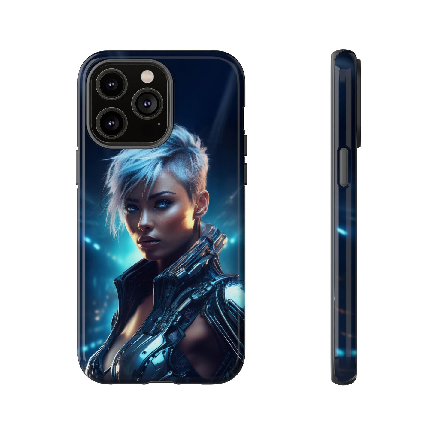 Futuristic Cyberpunk Female Cell Phone Case 027