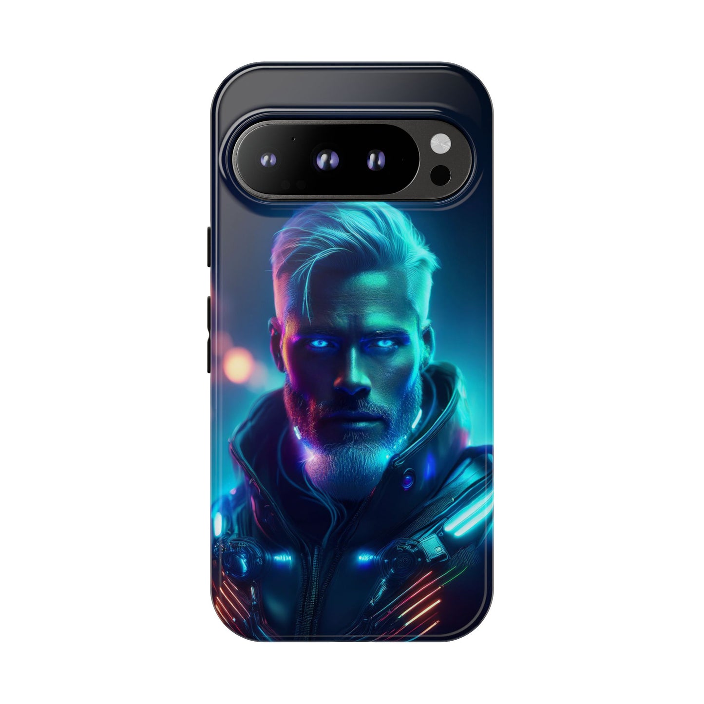 Futuristic Cyberpunk Male Cell Phone Case 023