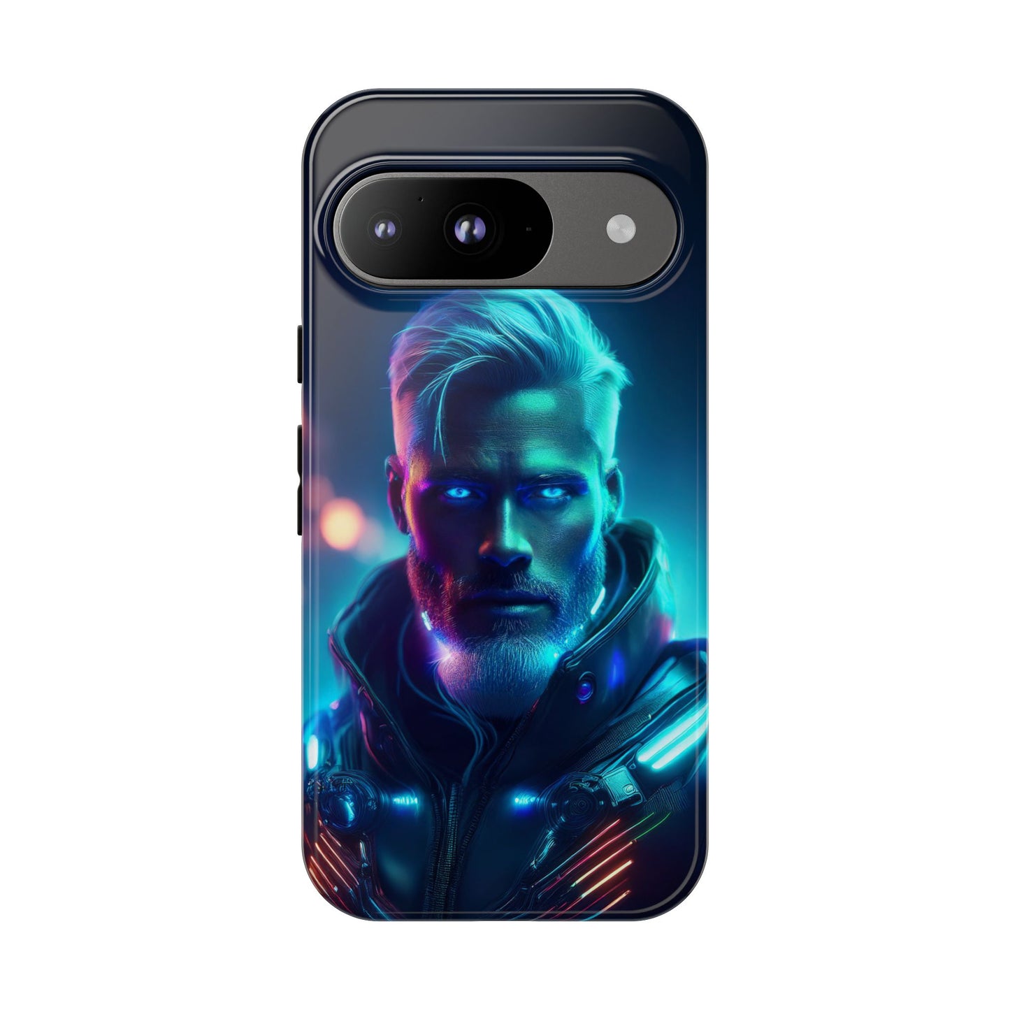 Futuristic Cyberpunk Male Cell Phone Case 023