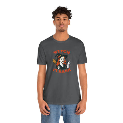Witch Please Halloween Shirt – Sassy Retro Witch Graphic Tee for Funny Halloween Attitude