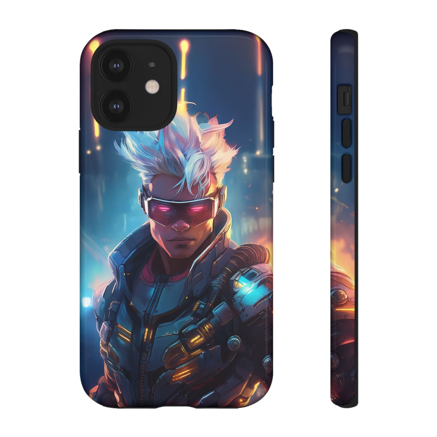 Futuristic Cyberpunk Male Cell Phone Case 018