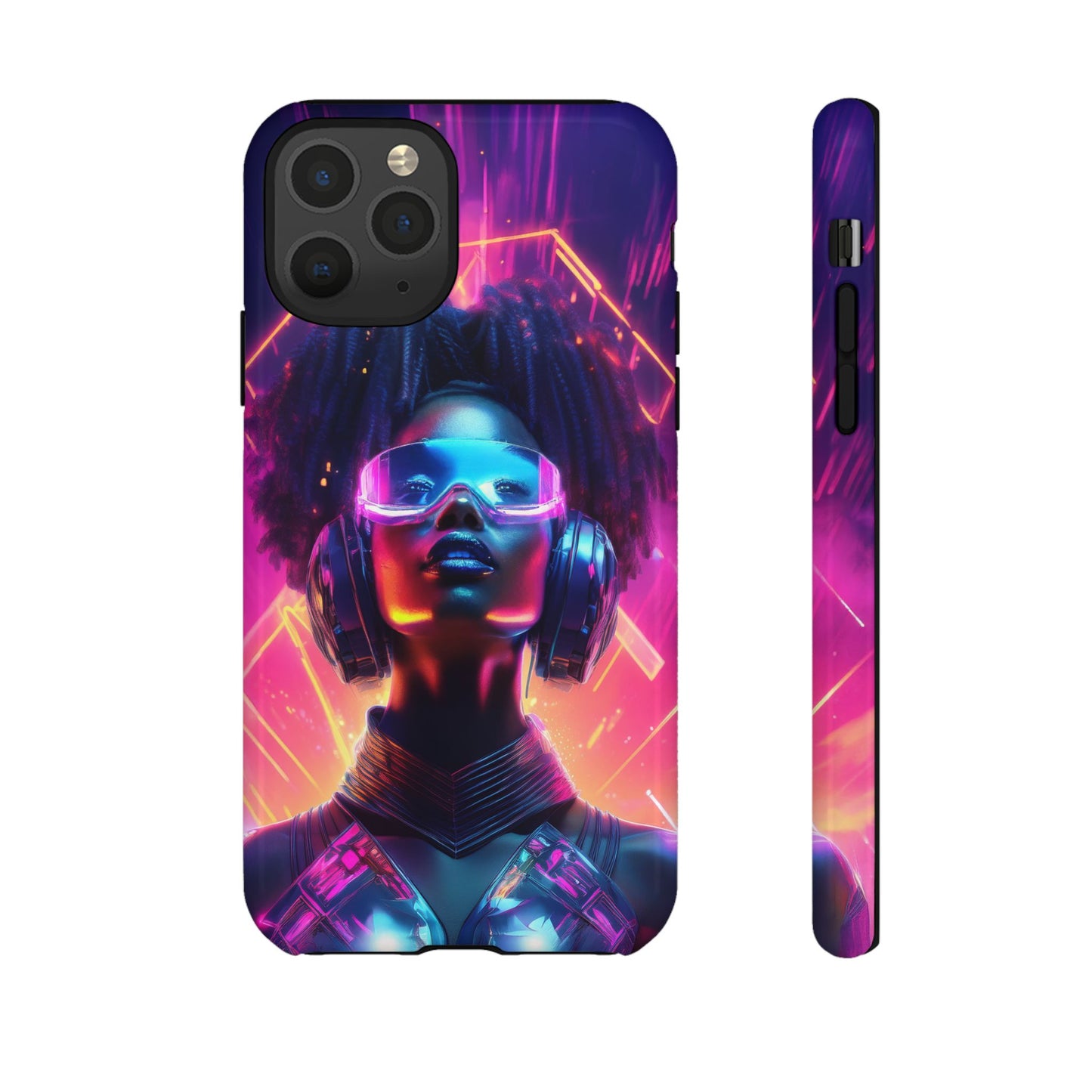 Futuristic Cyberpunk Female Cell Phone Case 030