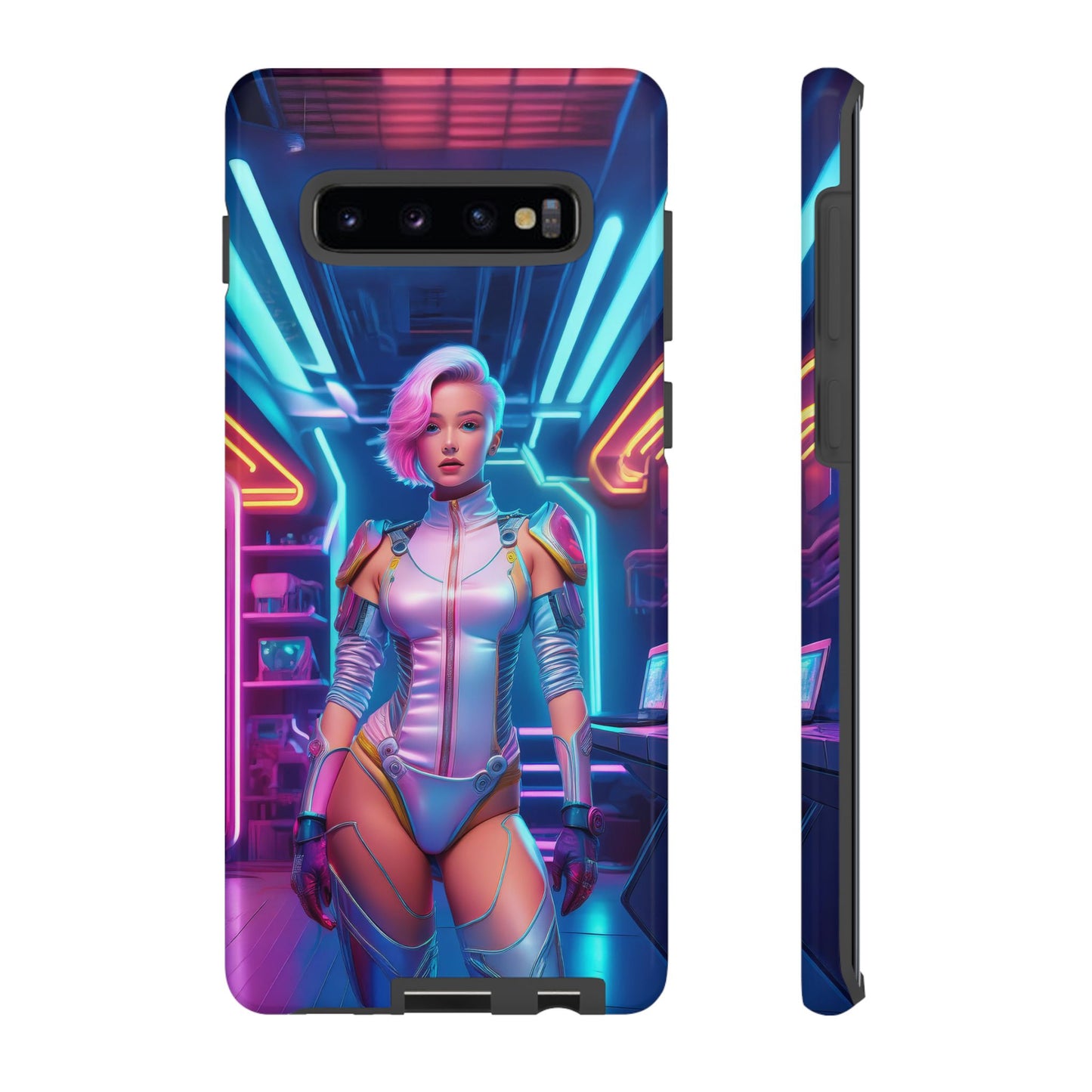 Futuristic Cyberpunk Female Cell Phone Case 002