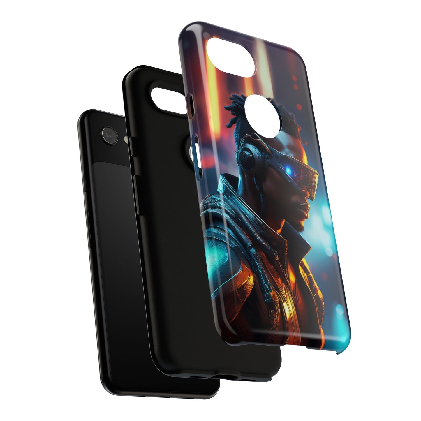 Futuristic Cyberpunk Male Cell Phone Case 016