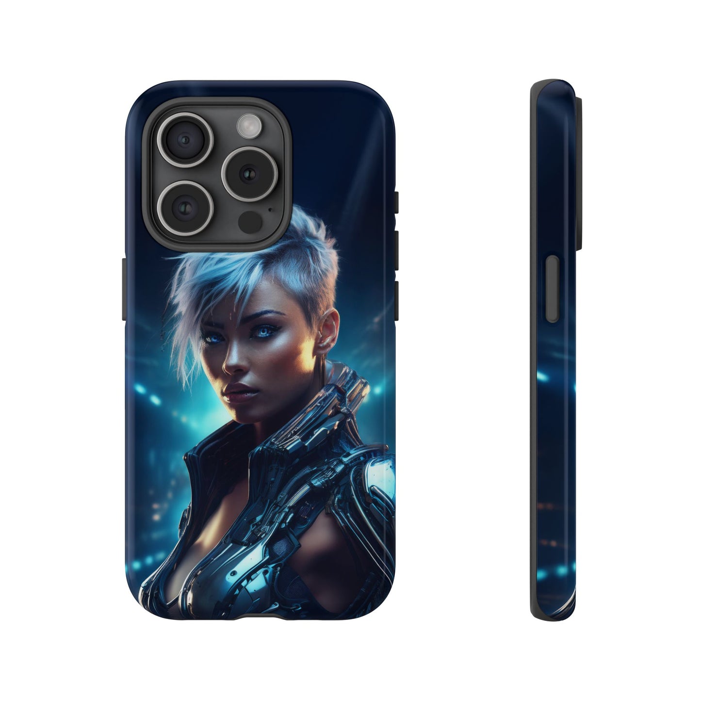 Futuristic Cyberpunk Female Cell Phone Case 027