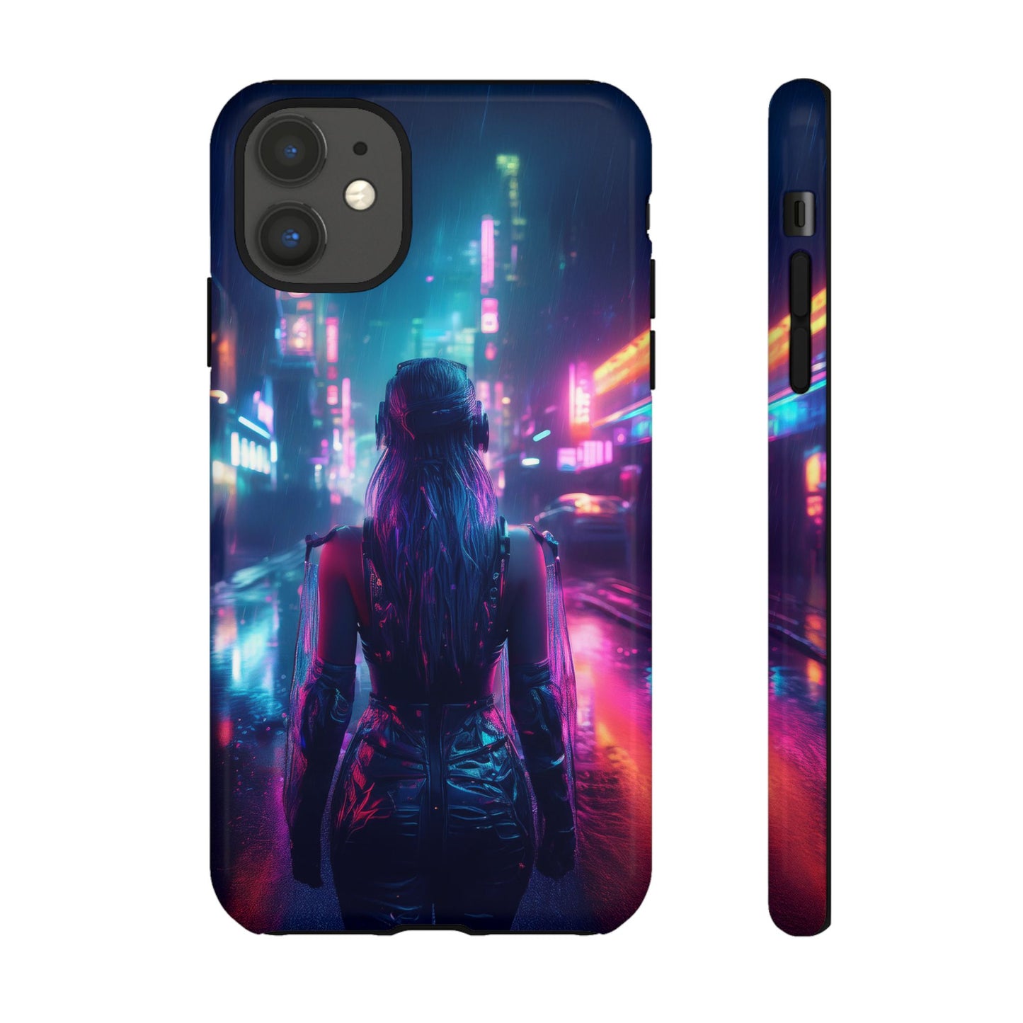 Futuristic Cyberpunk Female Cell Phone Case 032