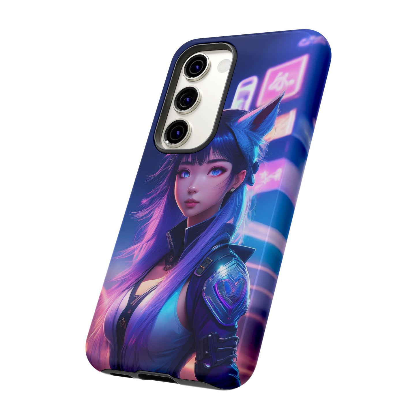 Futuristic Cyberpunk Female Cell Phone Case 010