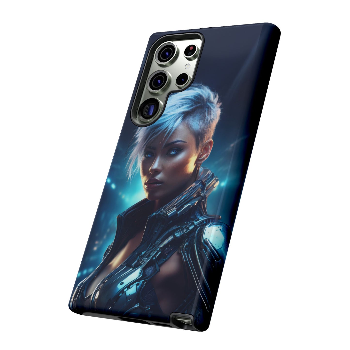 Futuristic Cyberpunk Female Cell Phone Case 027