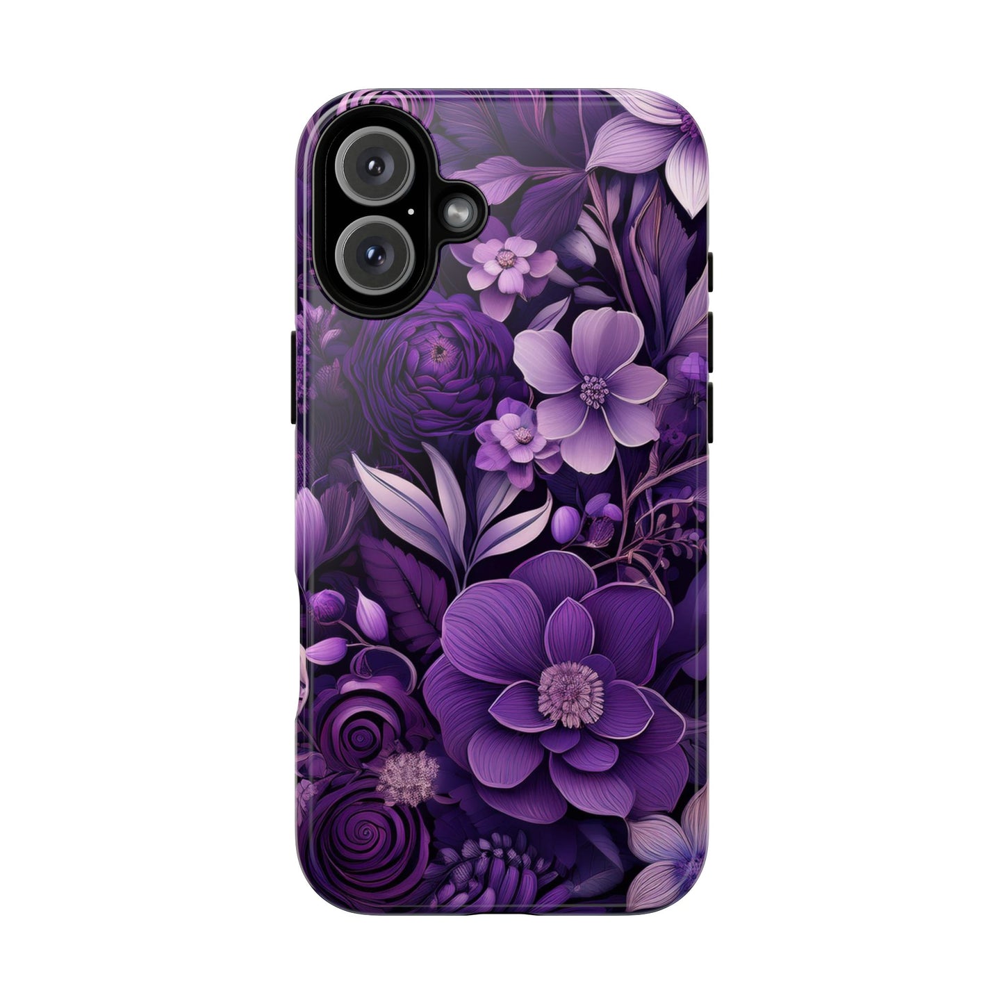 Purple Florals Tough Cases