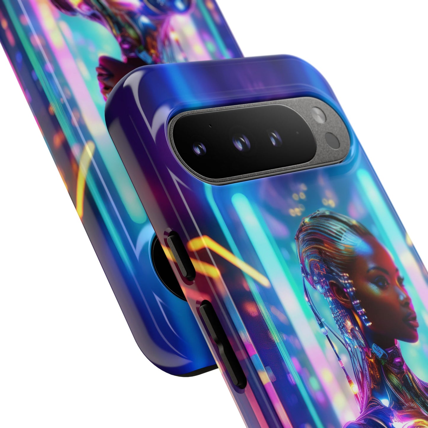 Futuristic Human Android Hybrid Cell Phone Case 018