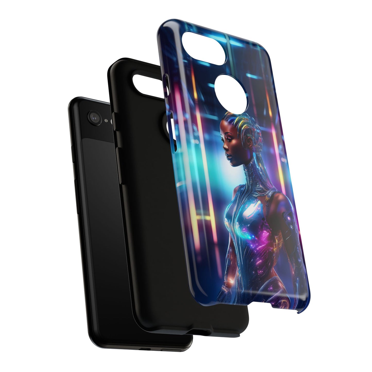 Futuristic Human Android Hybrid Cell Phone Case 014