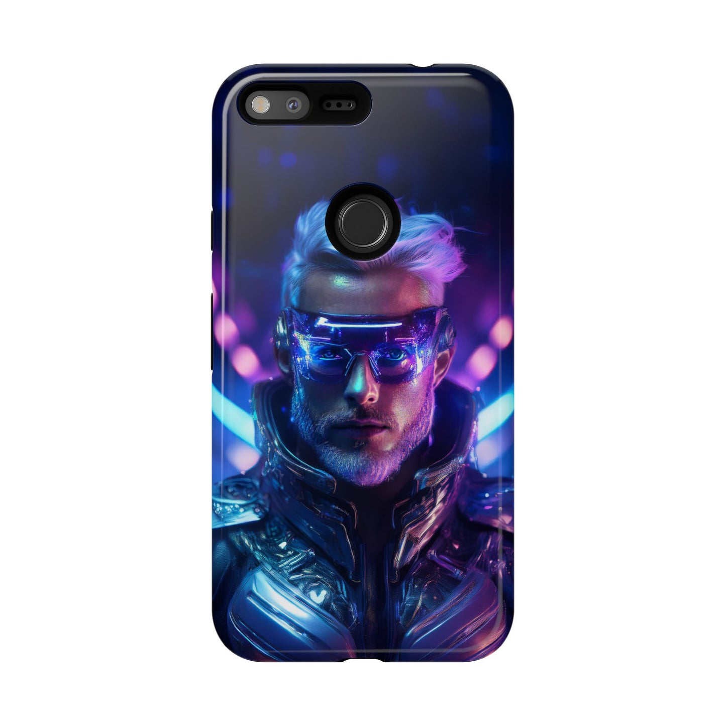 Futuristic Cyberpunk Male Cell Phone Case 020