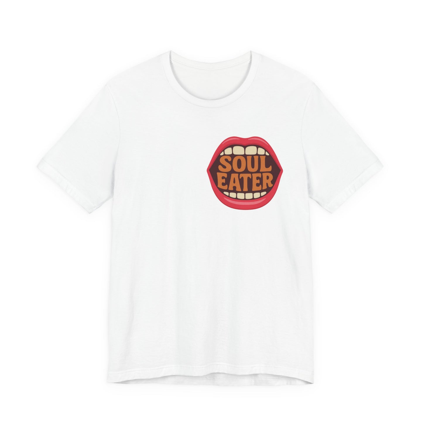 Colorful Design Soul Eater Shirt – Bold Funny Tee for Women Who Break Hearts and Don’t Apologize. Unisex Jersey Short Sleeve Tee