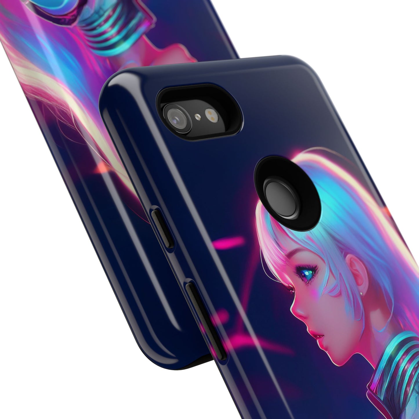 Futuristic Cyberpunk Female Cell Phone Case 009