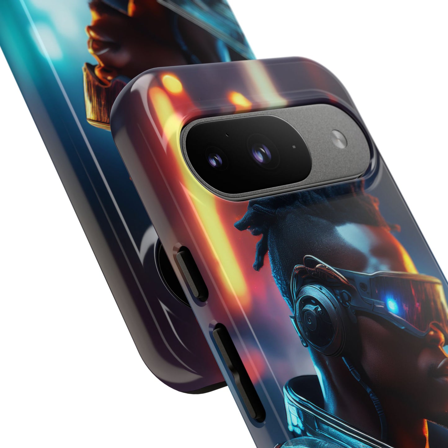 Futuristic Cyberpunk Male Cell Phone Case 016