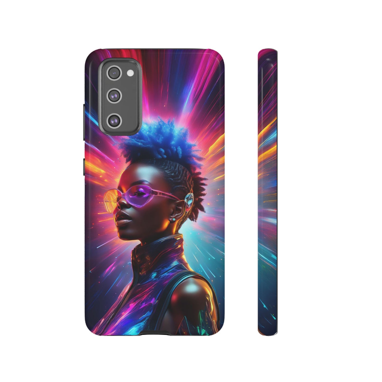 Futuristic Cyberpunk Female Cell Phone Case 026