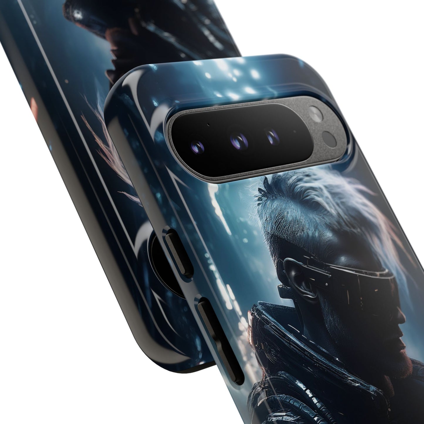 Futuristic Cyberpunk Male Cell Phone Case 025