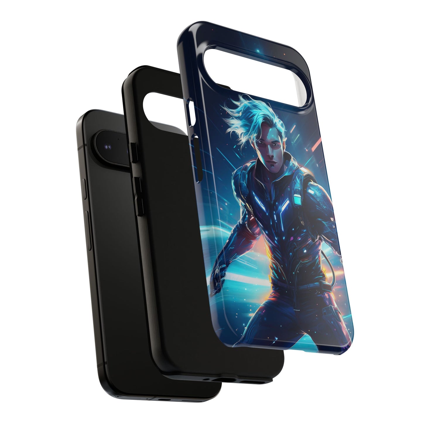 Futuristic Cyberpunk Male Cell Phone Case 024