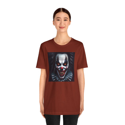 Nightmare Clown Halloween Shirt – Evil Clown Face Tee for Scary Halloween Vibes