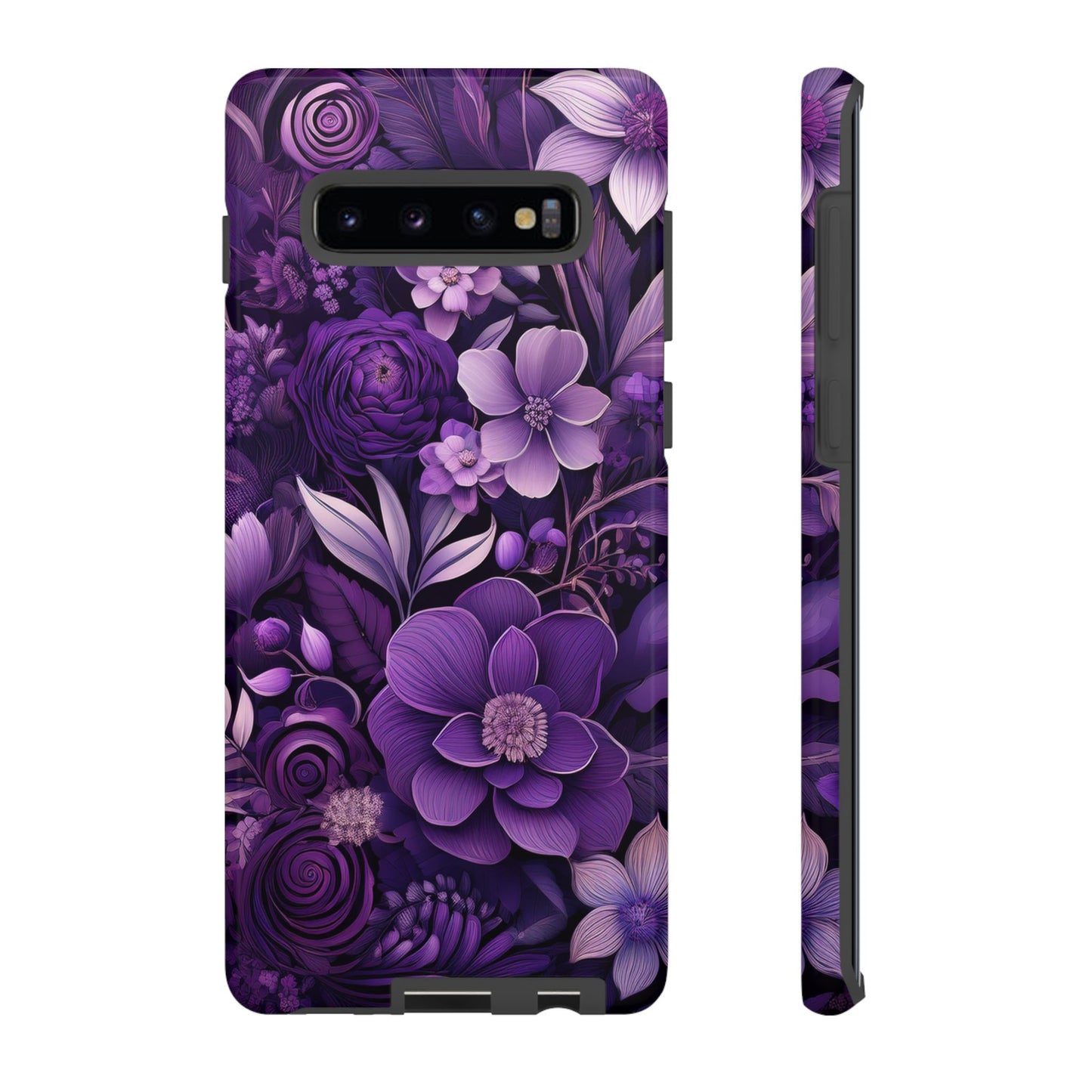 Purple Florals Tough Cases