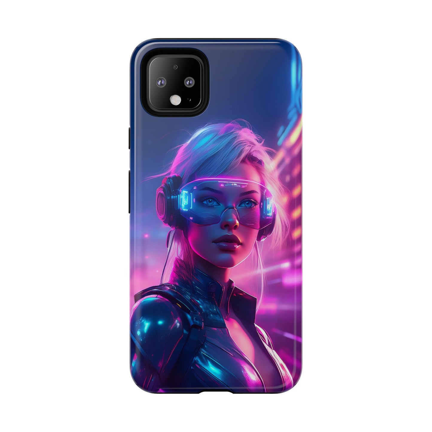 Futuristic Cyberpunk Female Cell Phone Case 029