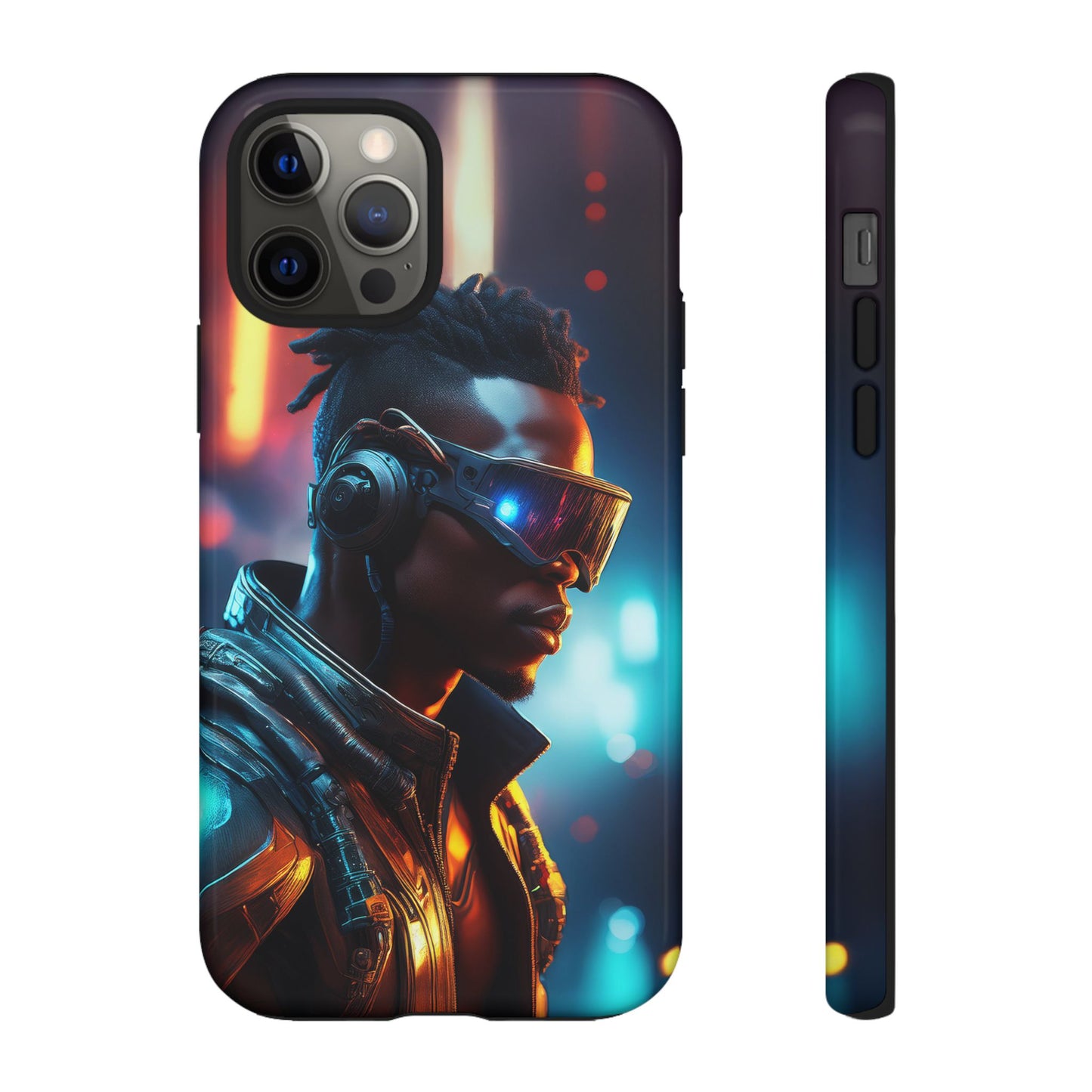 Futuristic Cyberpunk Male Cell Phone Case 016