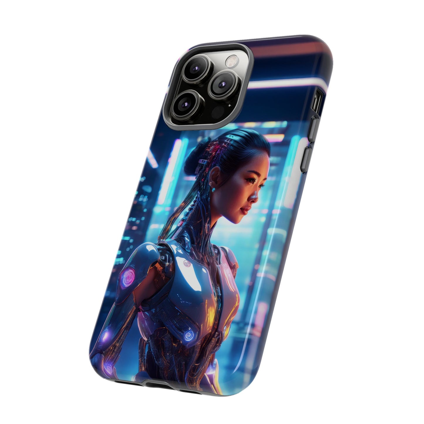 Futuristic Human Android Hybrid Cell Phone Case 013