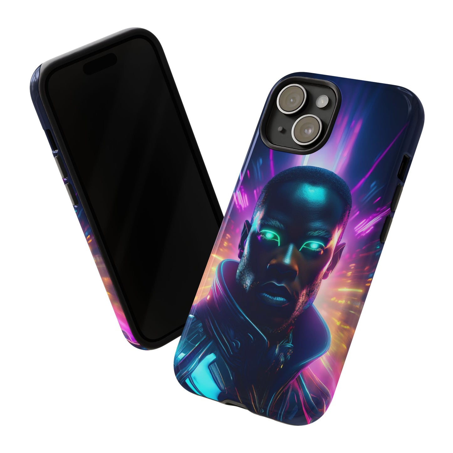 Futuristic Cyberpunk Male Cell Phone Case 022