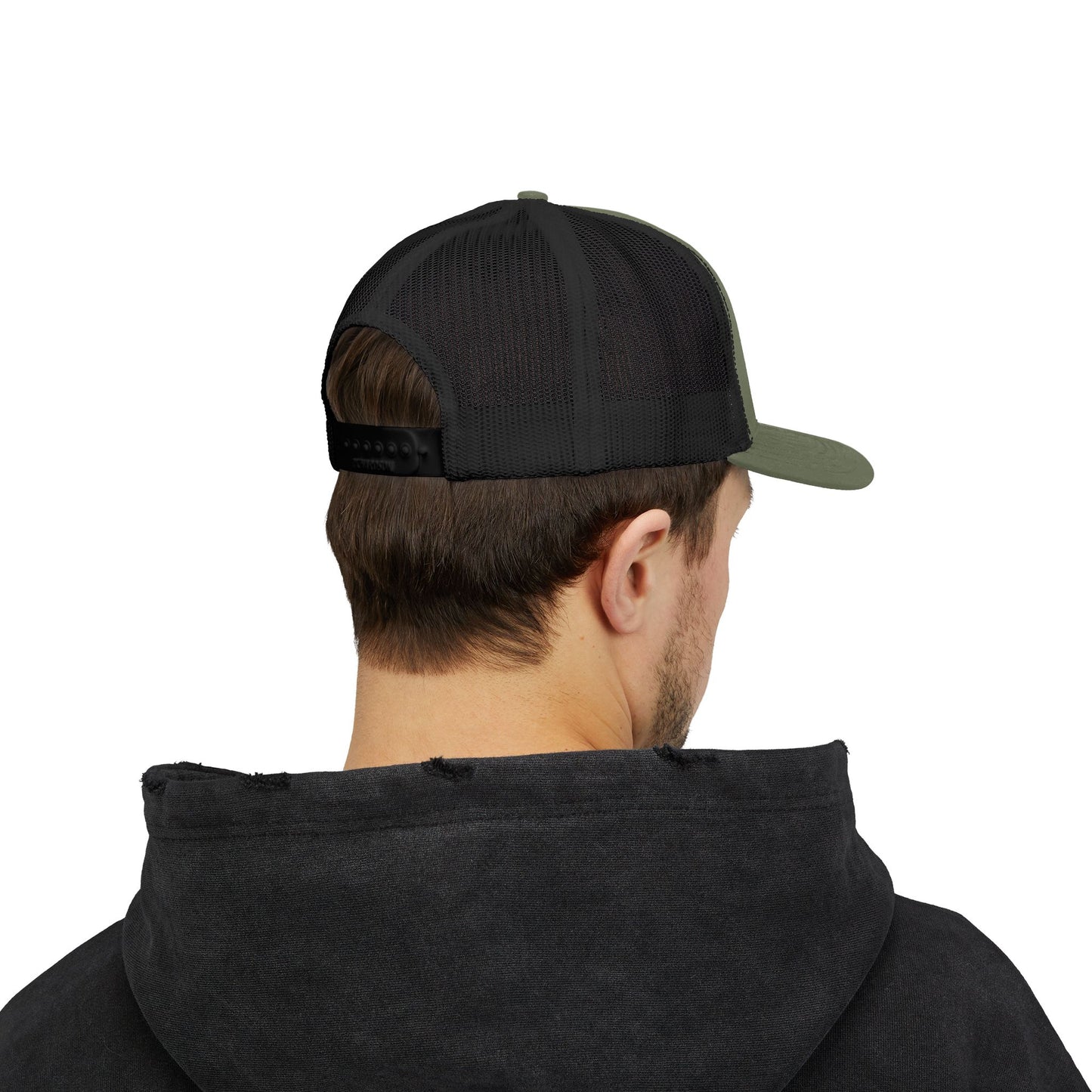The Boss Trucker Hat – Embroidered Statement Hat for Power Moves Only. White Letters
