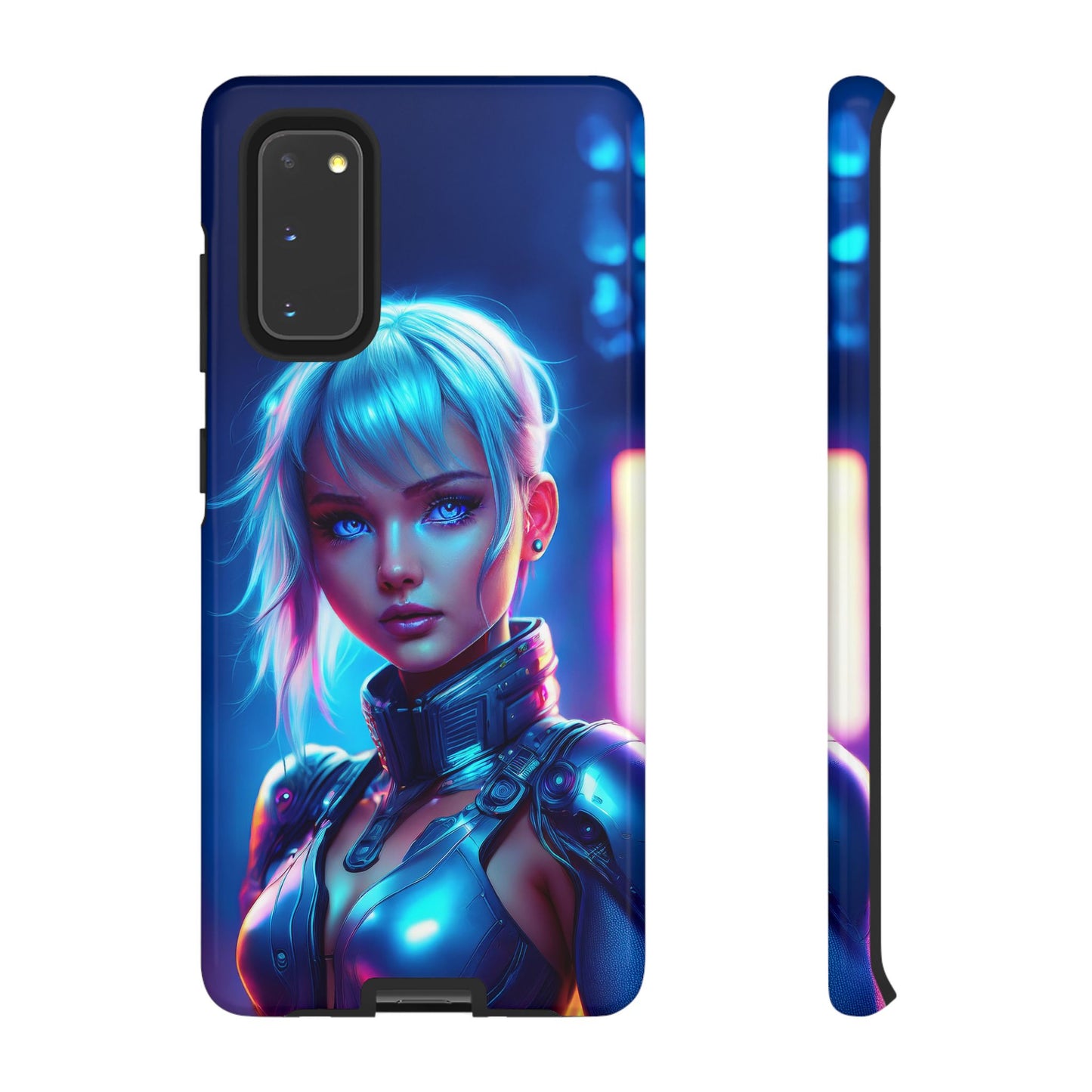 Futuristic Cyberpunk Female Cell Phone Case 013