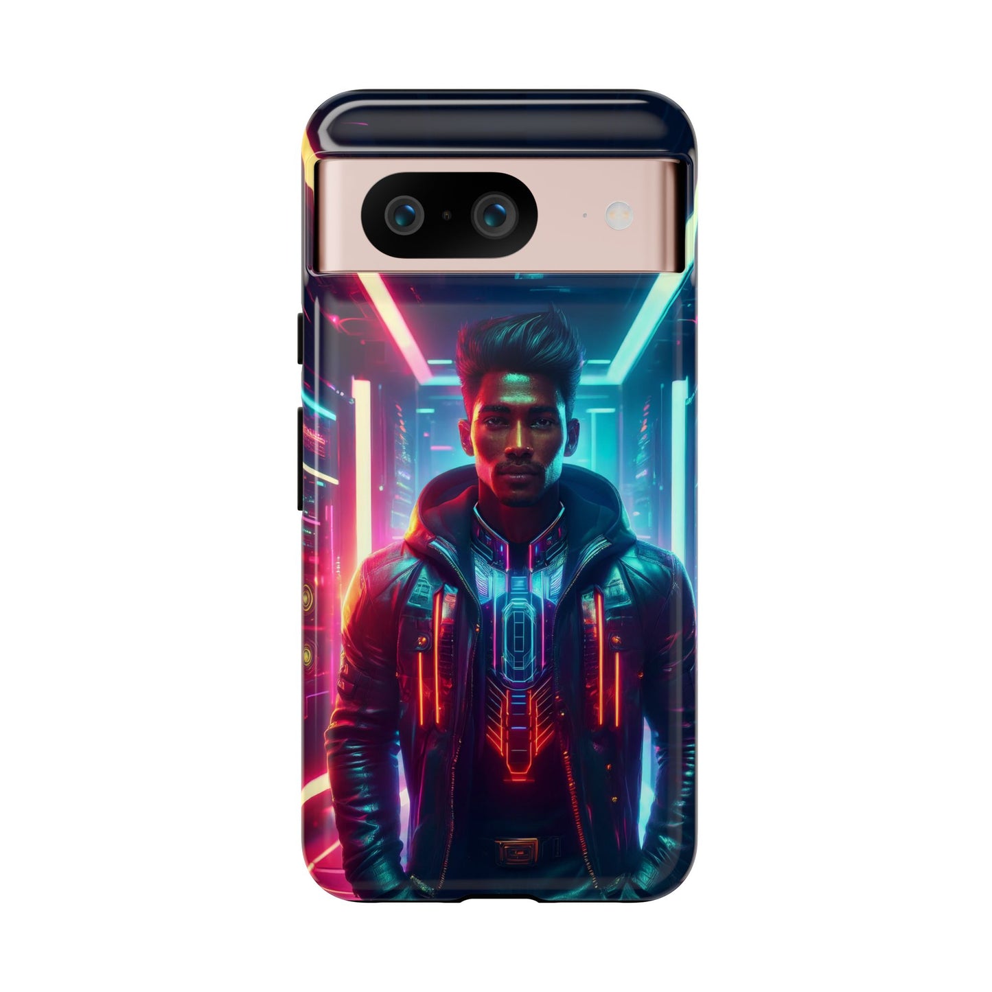 Futuristic Cyberpunk Male Cell Phone Case 001