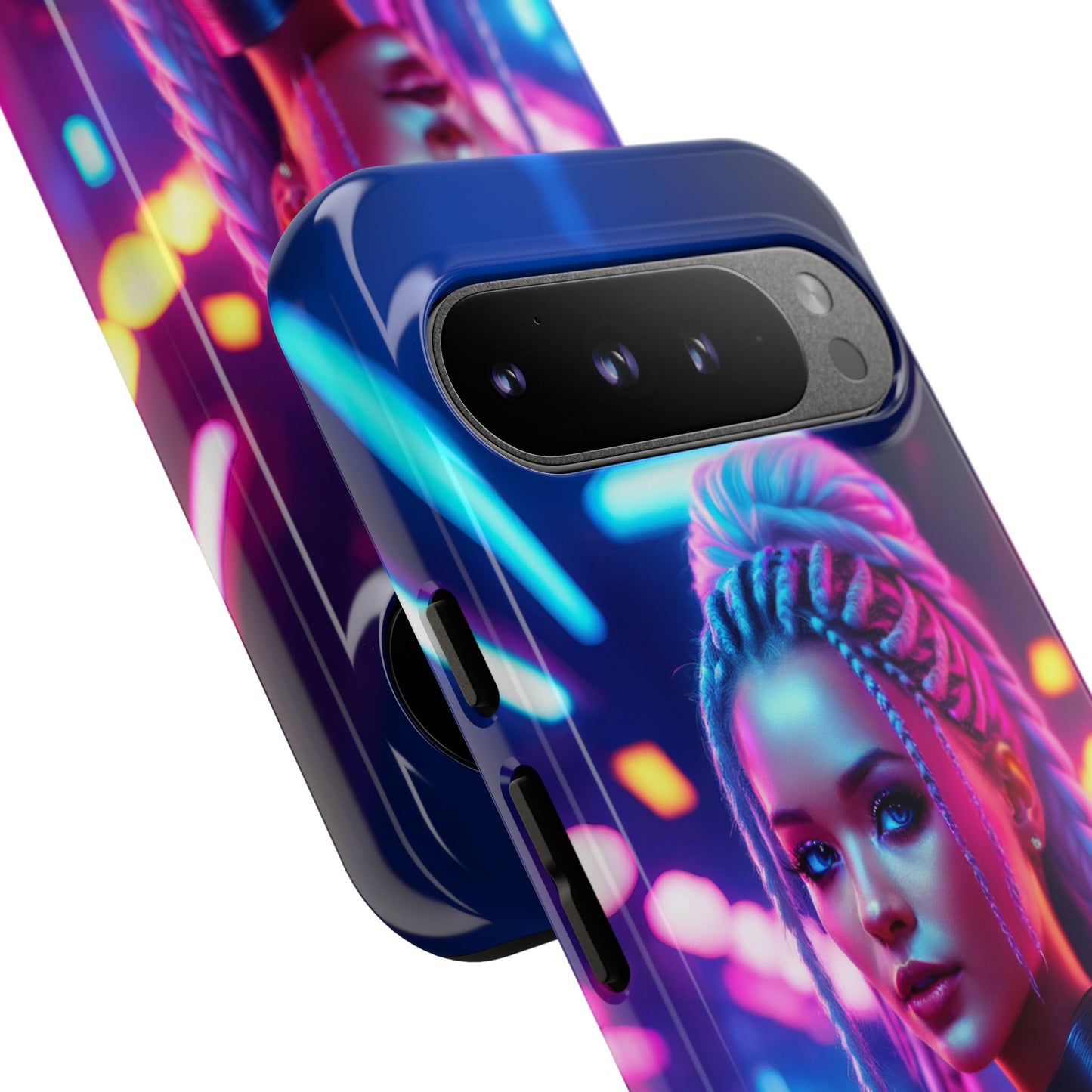 Futuristic Cyberpunk Female Cell Phone Case 007