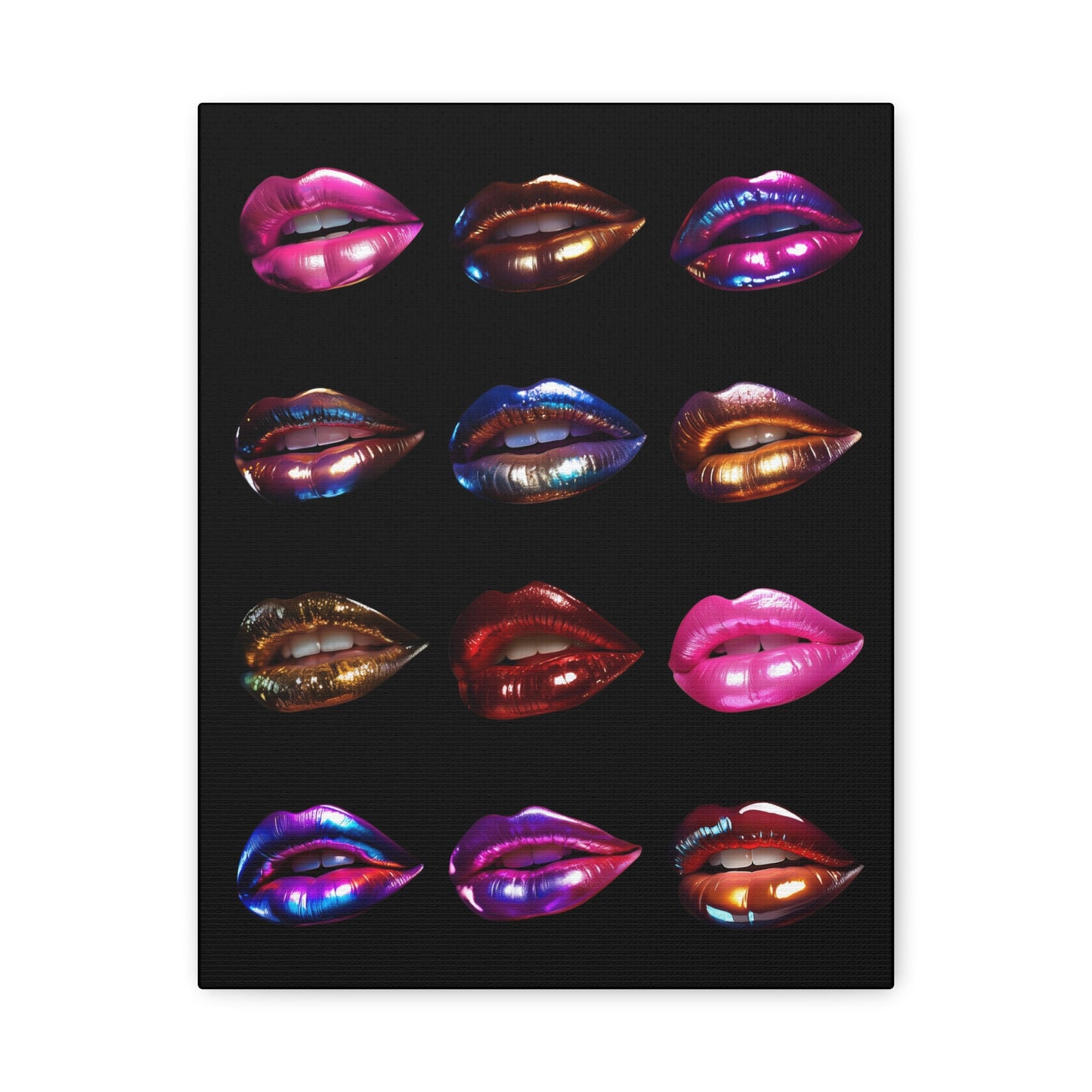 Hot Lips - Canvas Print – Vibrant Wall Decor