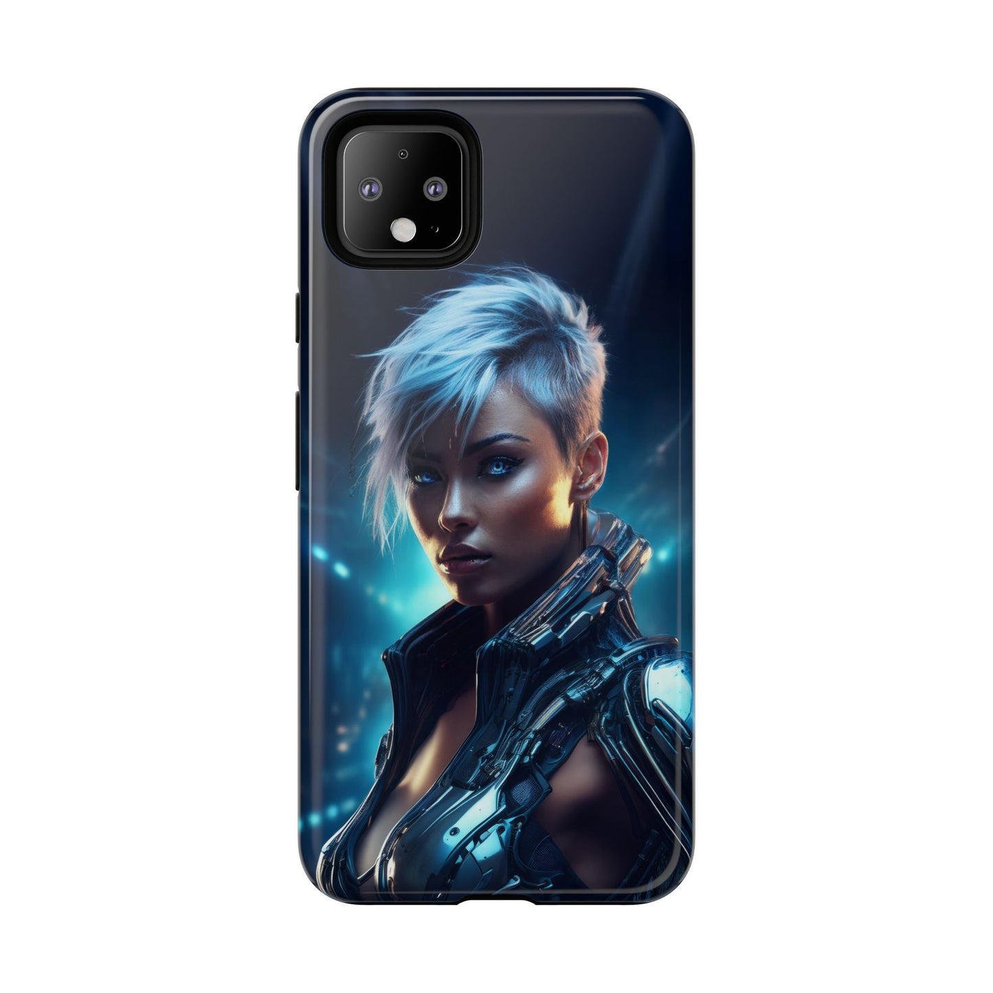 Futuristic Cyberpunk Female Cell Phone Case 027