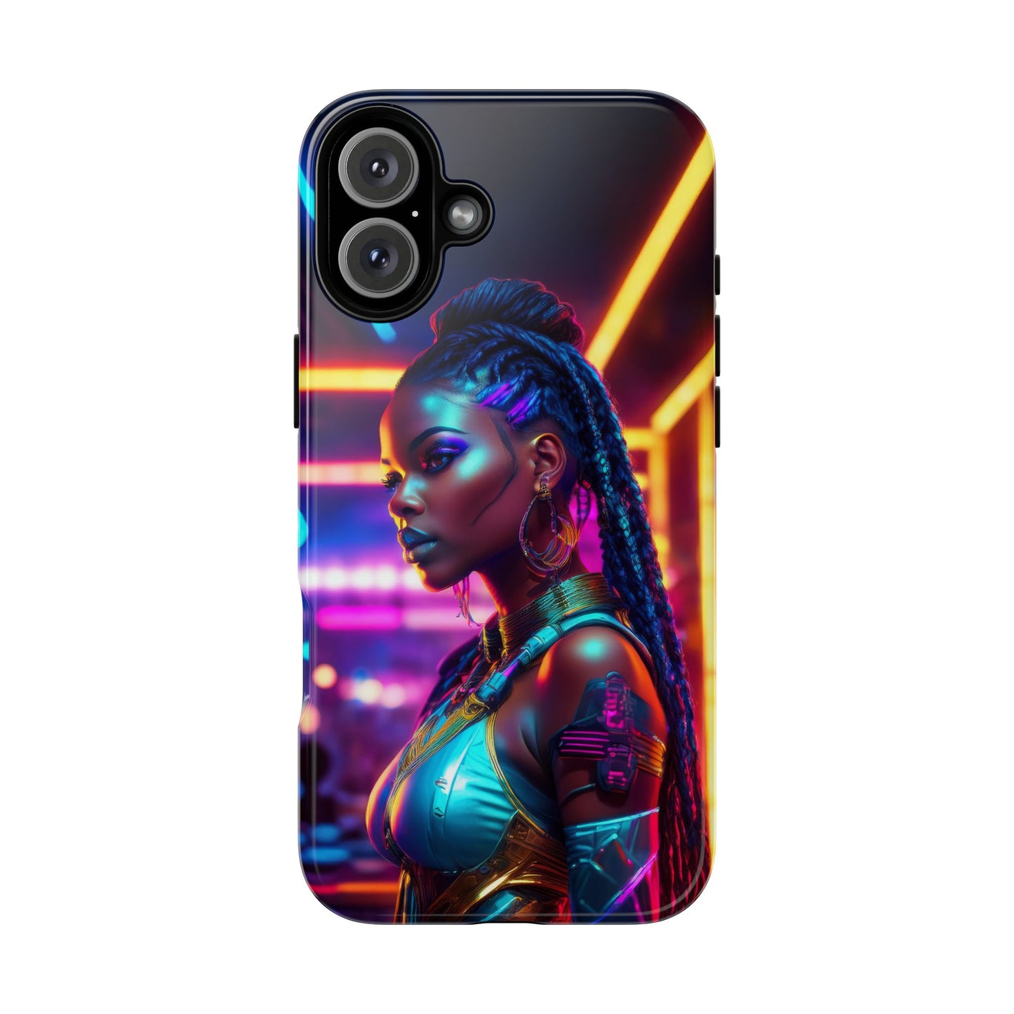 Futuristic Cyberpunk Female Cell Phone Case 006