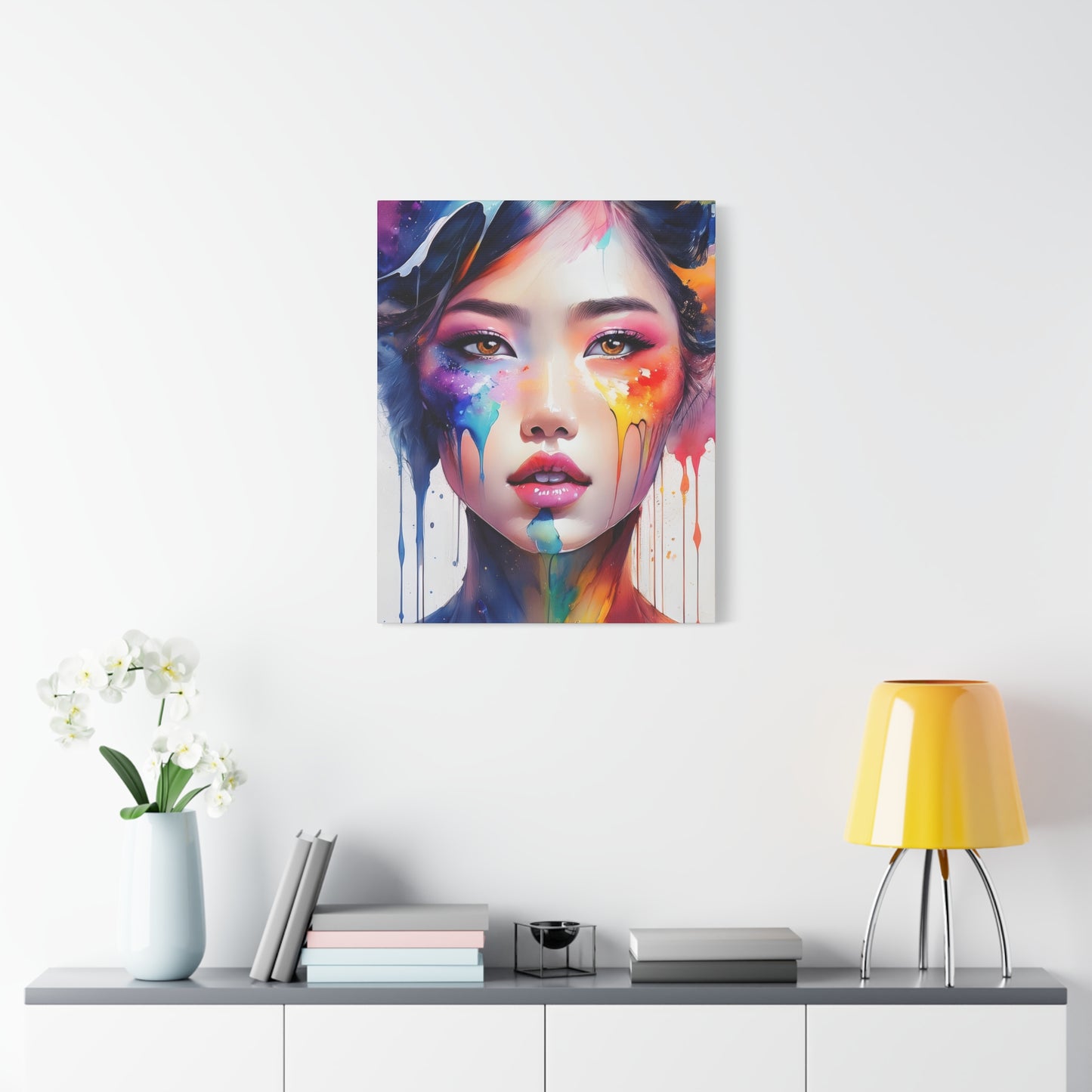 Painted Beauty 002 Canvas Wall Art