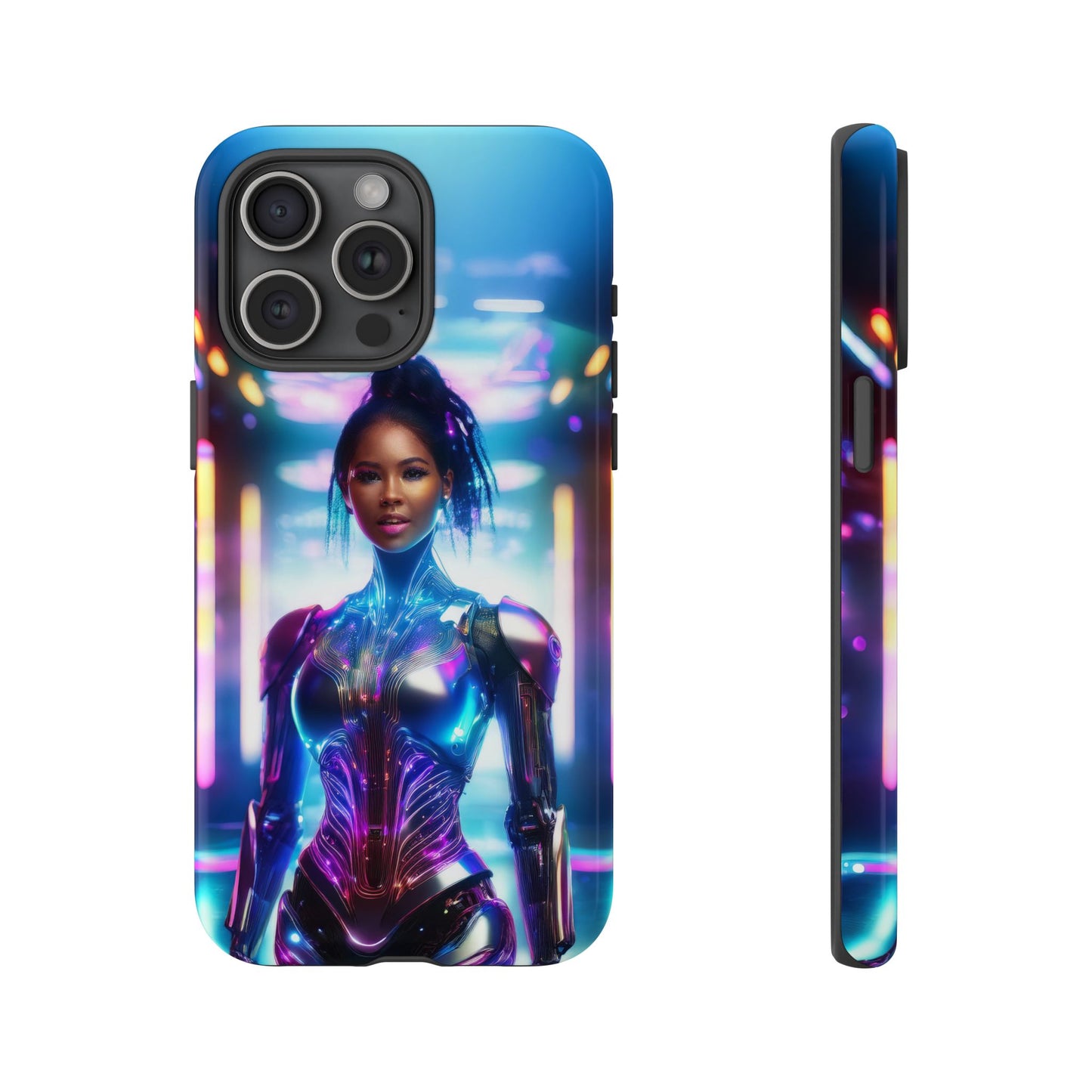 Futuristic Human Android Hybrid Cell Phone Case 009