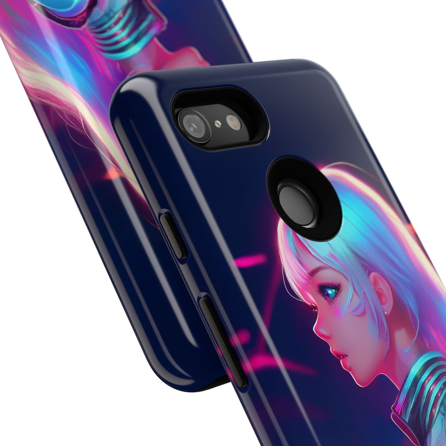 Futuristic Cyberpunk Female Cell Phone Case 009