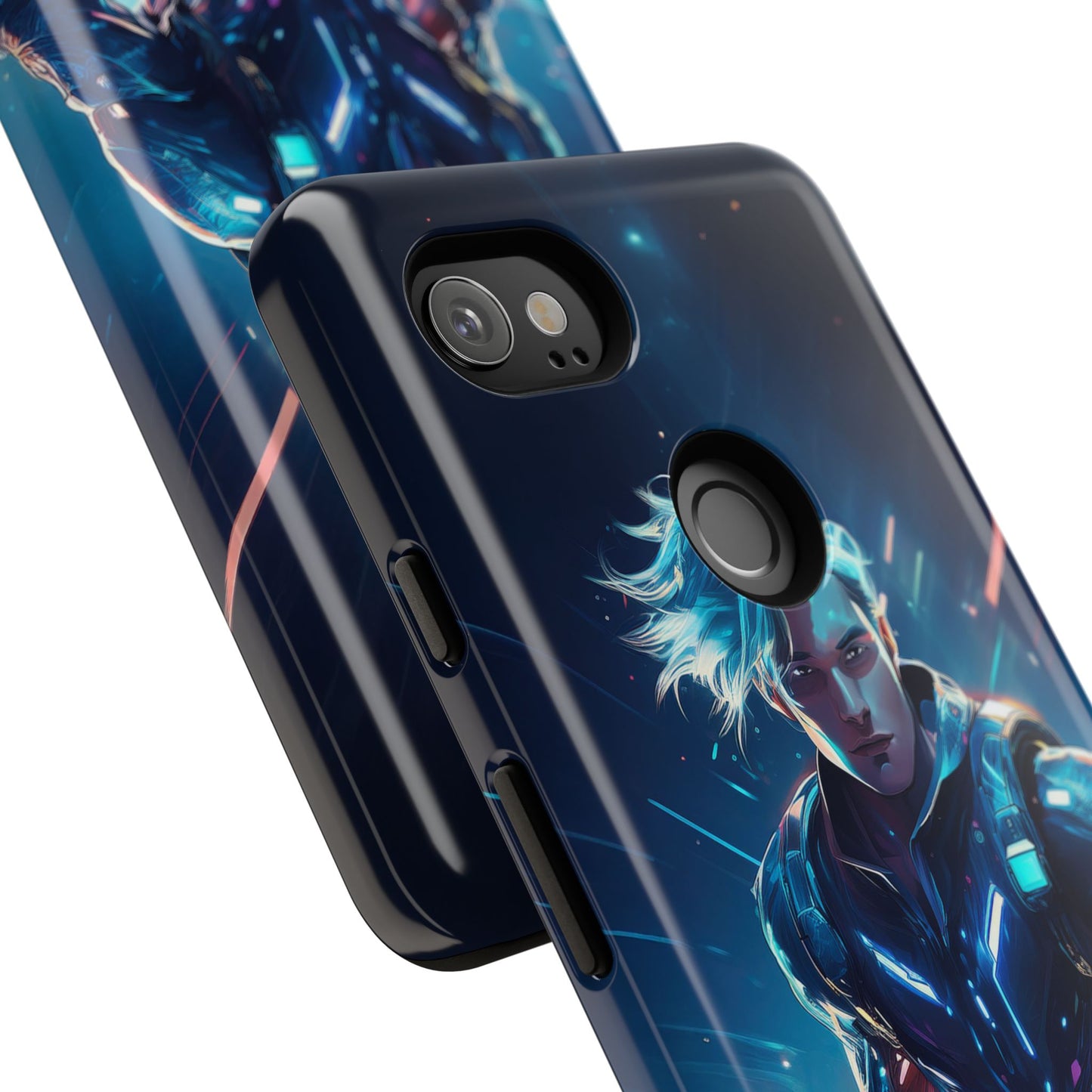 Futuristic Cyberpunk Male Cell Phone Case 024