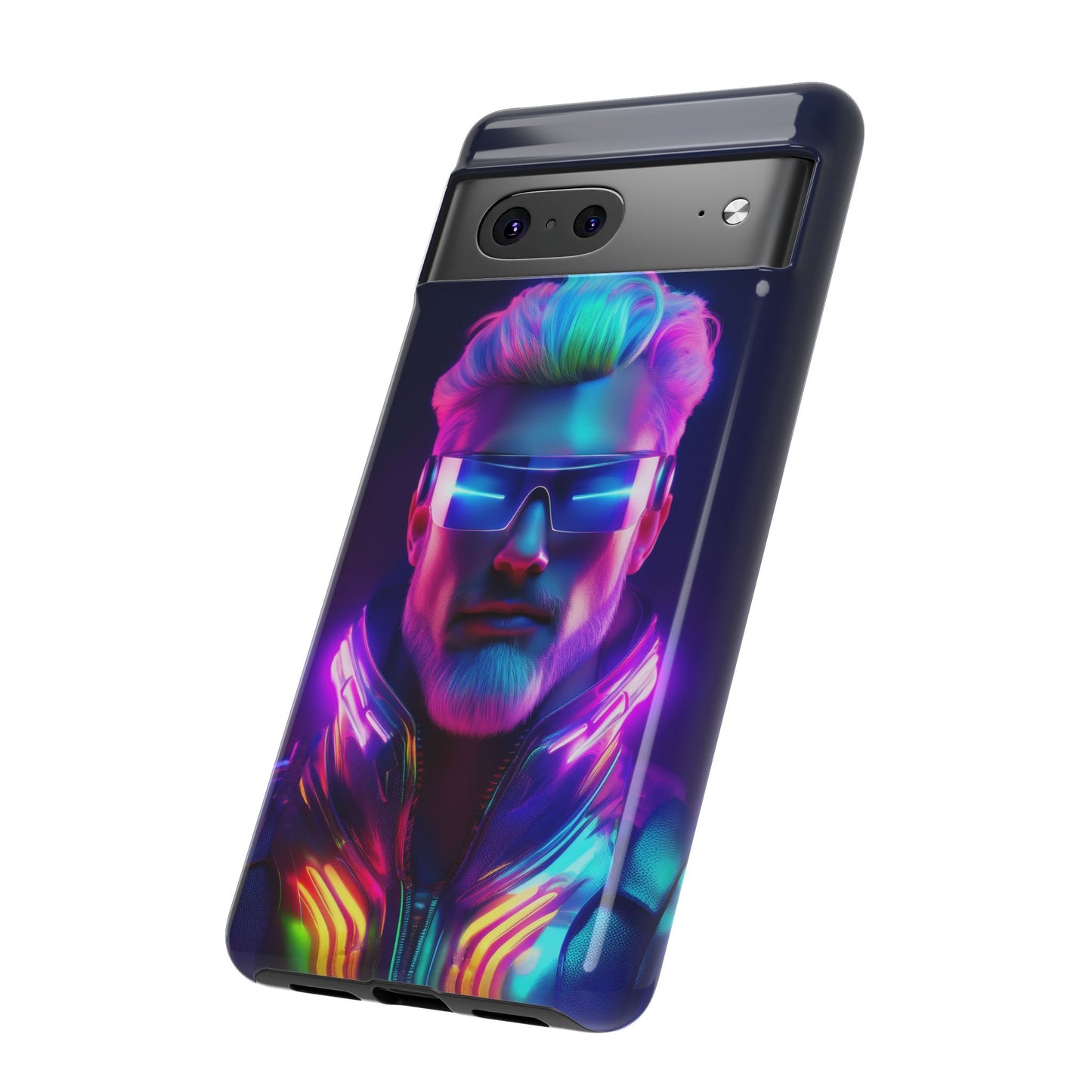 Futuristic Cyberpunk Male Cell Phone Case 026