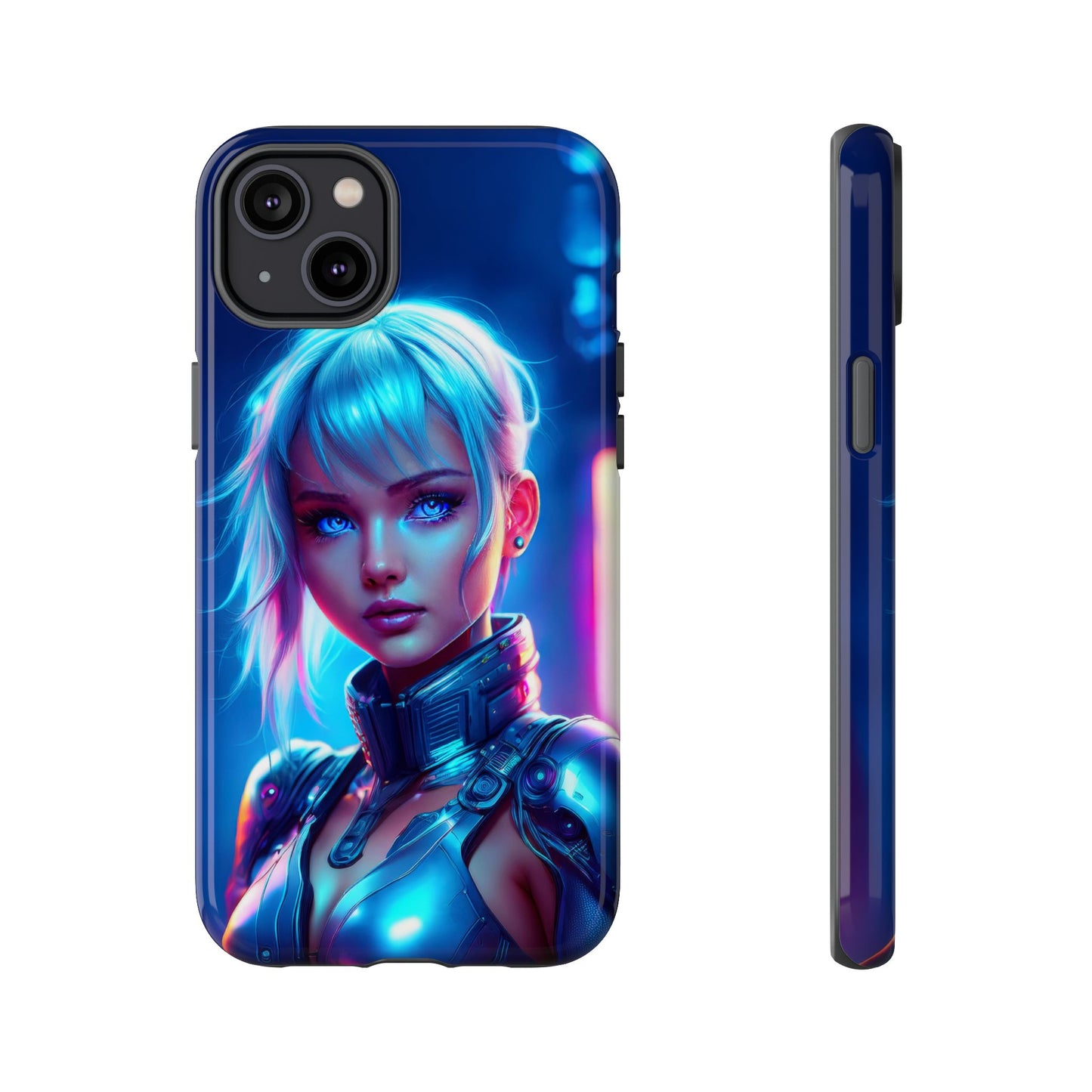 Futuristic Cyberpunk Female Cell Phone Case 013