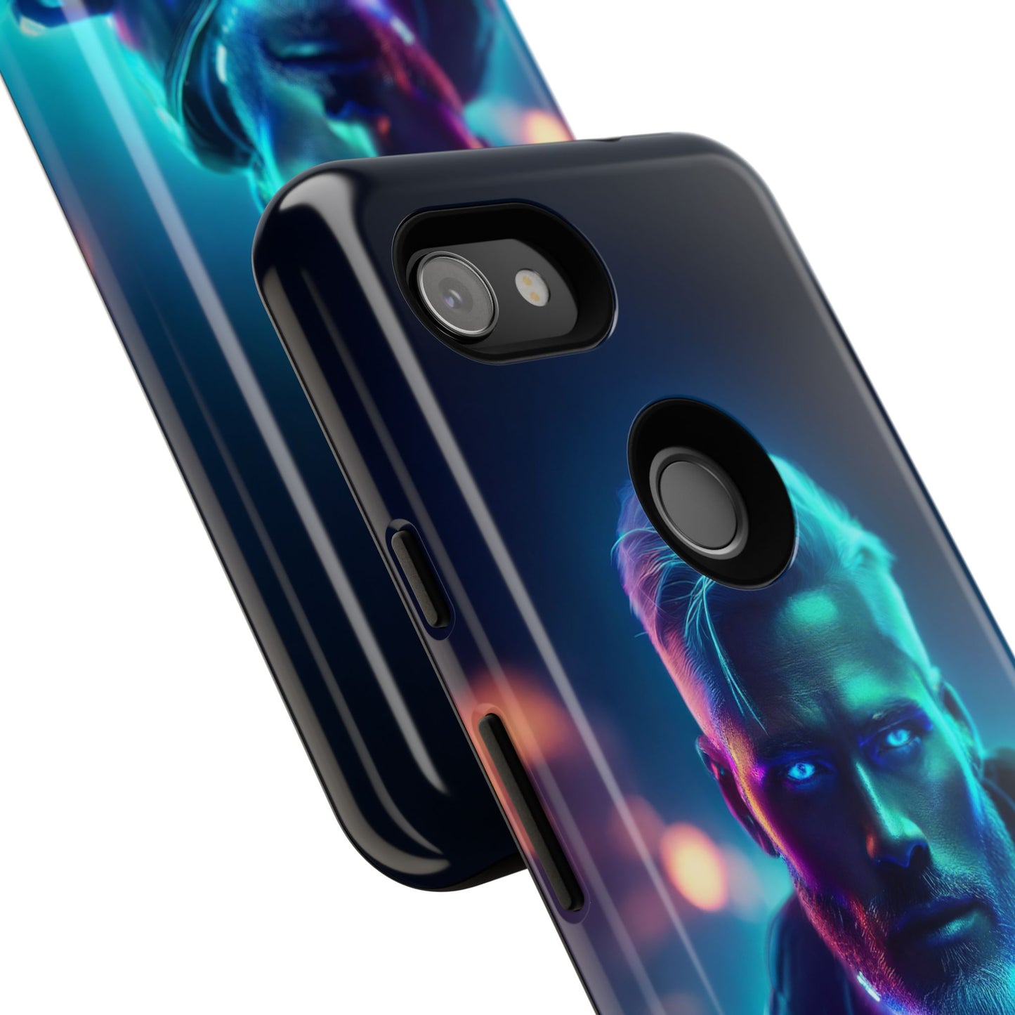 Futuristic Cyberpunk Male Cell Phone Case 023