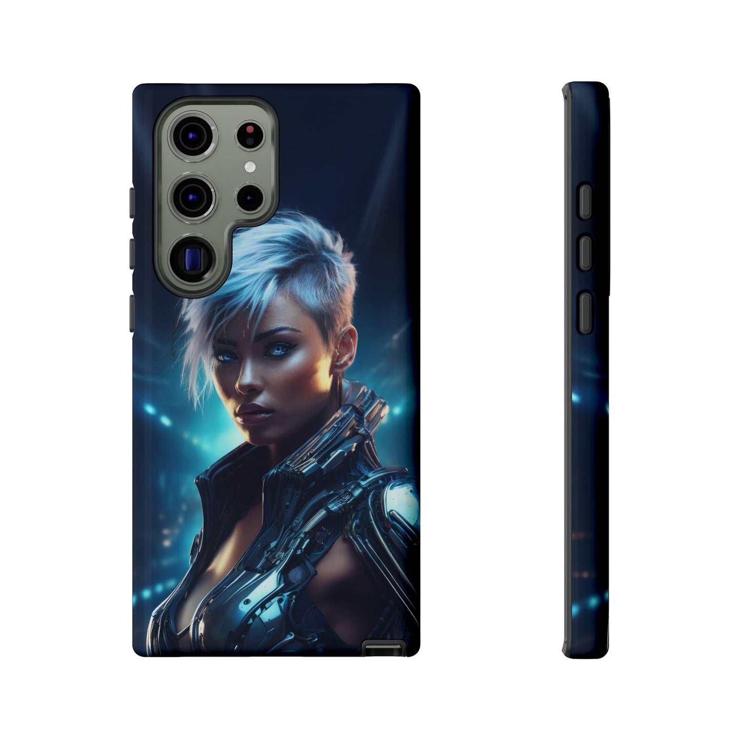 Futuristic Cyberpunk Female Cell Phone Case 027