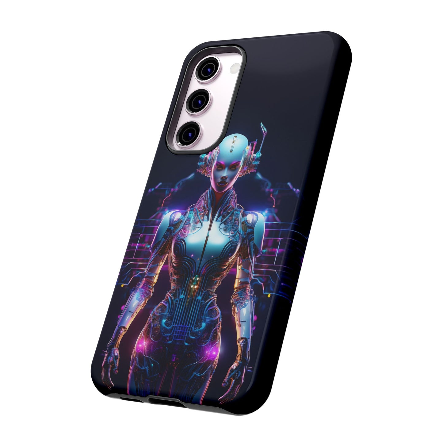 Futuristic Human Android Hybrid Cell Phone Case 001